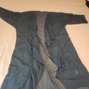 LuLaRoe Shirley "Kimono" Sheer Dark Green Size Large Fits 18-22